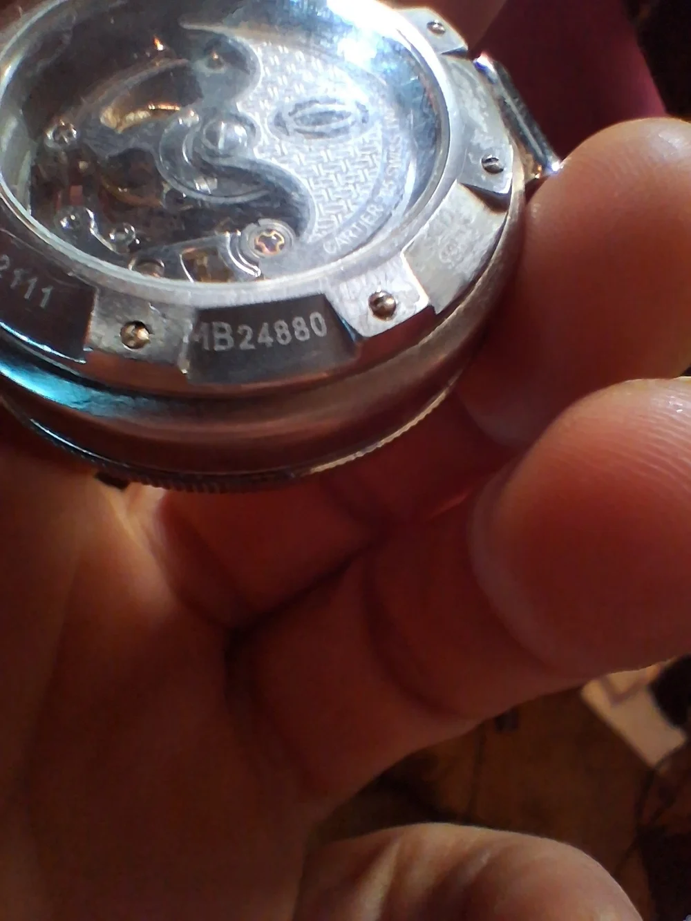 Authentic Pasha Cartier Skeleton Style Watch 2111 Series
